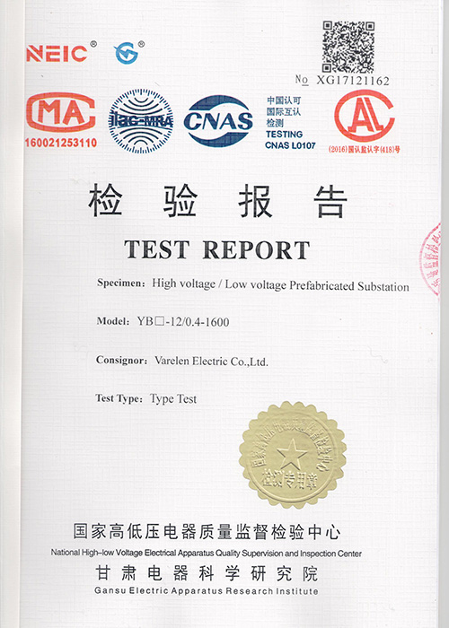 Test report