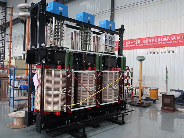 CRRC 4.8MVA dry type transformer