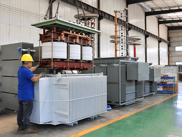 Distribution transformers assemble and testing