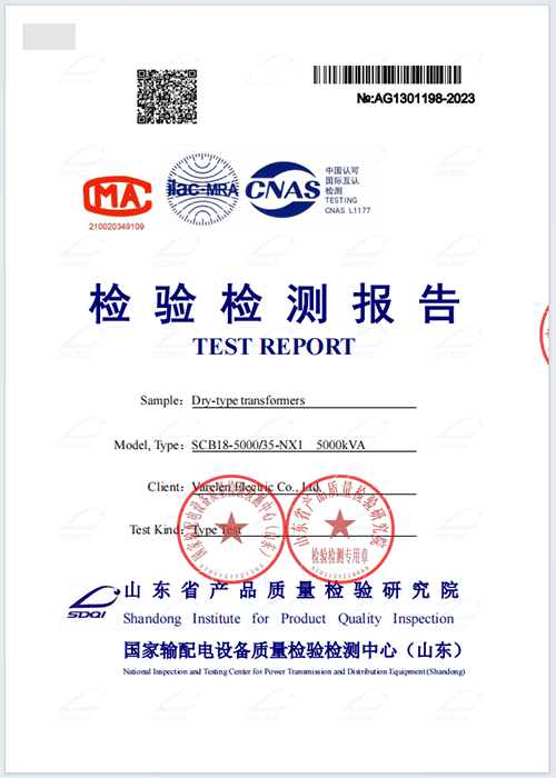 5000kva test report